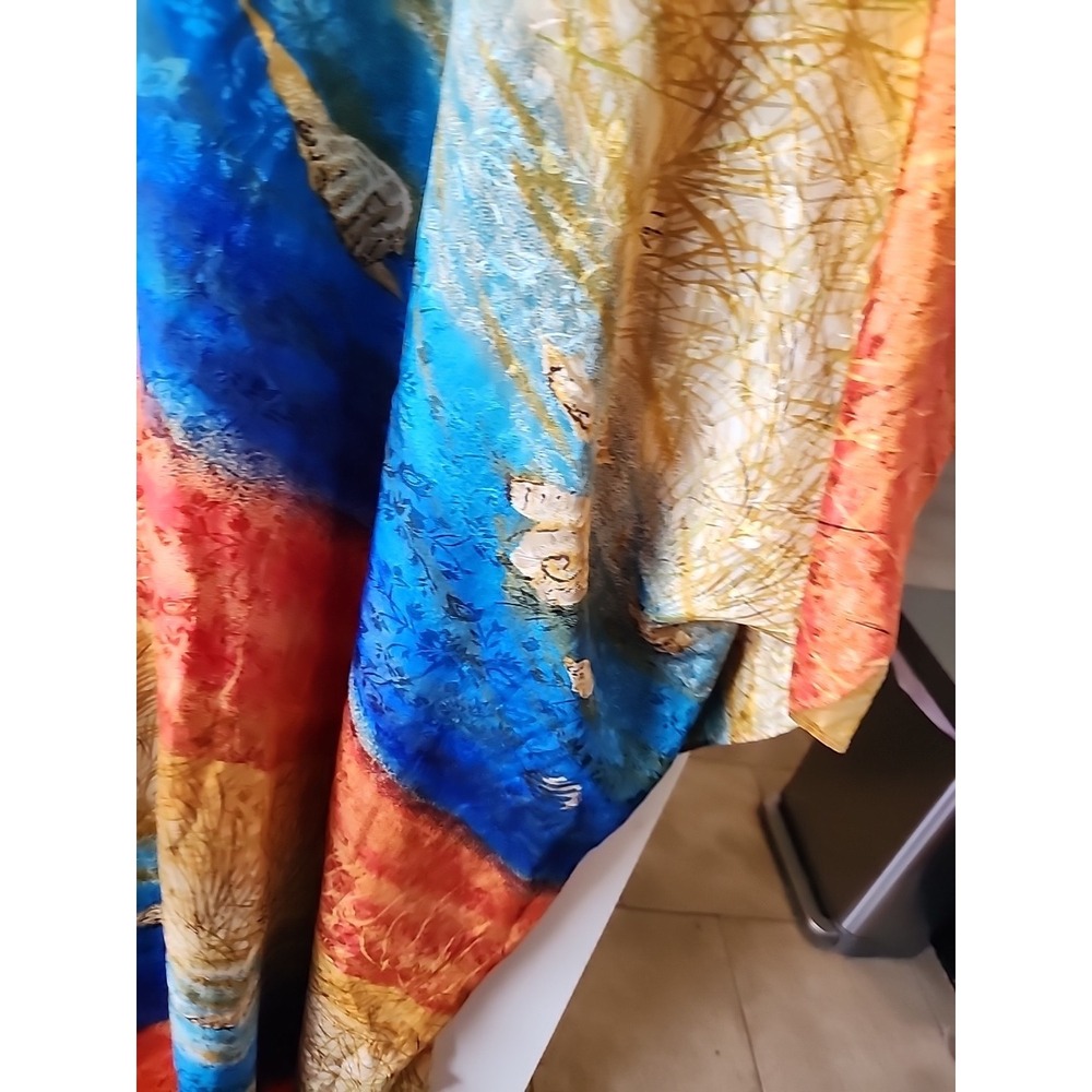 Winlar Caftan Kaftan Dress Vintage Shimmery Beach 2X Resortwear - Picture 13 of 15